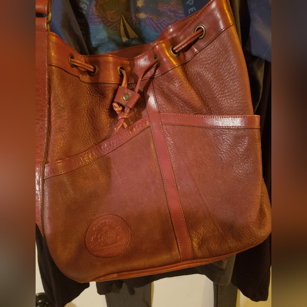 Vintage Buffalo leather handbag